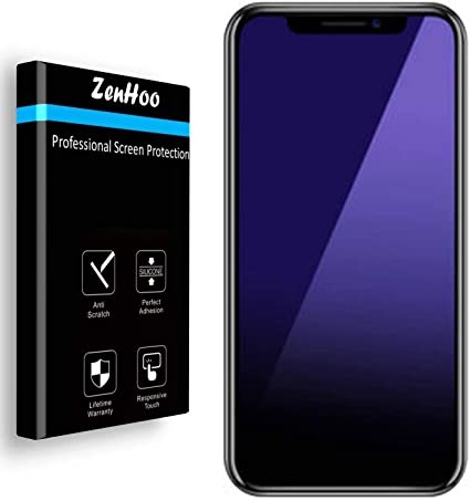 for iPhone 12 Pro Max, Anti Blue Light [Eye Protection] Tempered Glass Screen Protector, ZenHoo