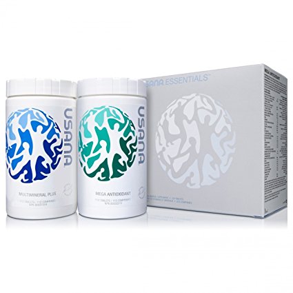 Usana Essentials - 4 Week Supply of Total Body Health, Pack of Mega Antioxidant & Chelated Mineral, 112 tablets each