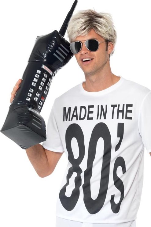 Smiffys Mens Inflatable Retro Mobile Phone 30 Inches
