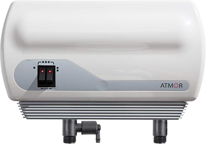 Atmor AT-900-06 Tankless Water Heater Electric, 6.5kW, White
