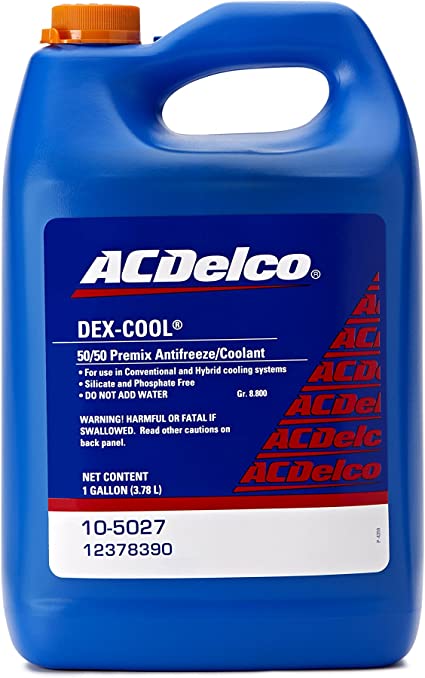 ACDelco GM Original Equipment 10-5027 Dex-Cool 50/50 Pre-Mix Engine Coolant - 1 gal