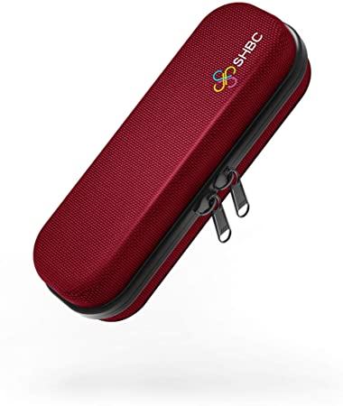 SHBC Compact Insulin Cooler Travel case for Diabetics Carrying On, Working, Office, etc. Well-Organized Small Bag for Medication Cooling Insulation Epi Pen Carrying Case with One Ice Pack Red