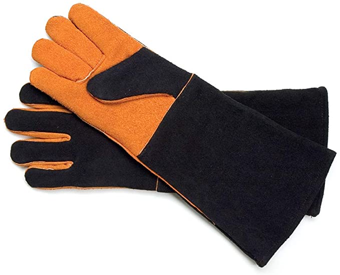 Steven Raichlen SR8038 Extra Long Suede Gloves, Pair