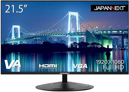 【Amazon.co.jp限定】JAPANNEXT 21.5型 フルHD(1920x1080) 液晶モニター JN-215VFHD HDMI VGA