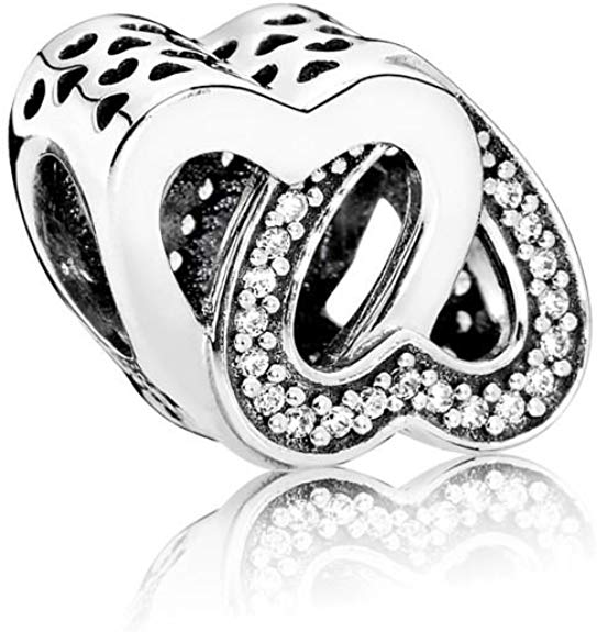 PANDORA Entwined Love Charm 791880CZ