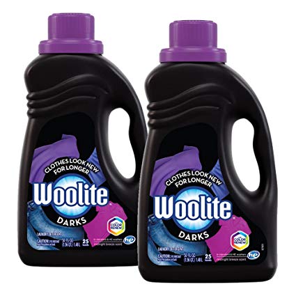 Woolite DARKS Liquid Laundry Detergent, 100oz (2X50oz), With Color Renew, HE & Regular Washers