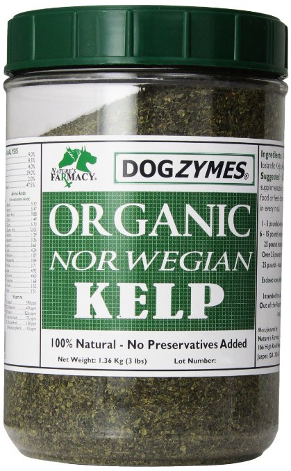 Dogzymes Organic Norwegian Kelp for Pets 3-Pound