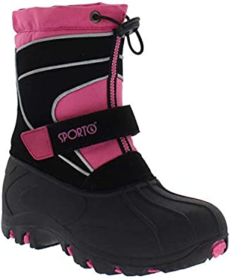 sporto Kids Blizzard Insulated Snow Boots with Dual Closure