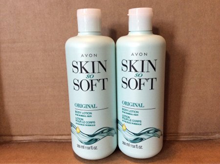 LOT OF 2 AVON SKIN SO SOFT SSS ORIGINAL   JOJOBA Body Lotion 11.8 fl oz.ea