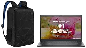 Dell 14 Laptop, AMD Ryzen R5-5500U/ 8GB DDR4, 2400 MHz/ 512GB/ 14.0" (35.56cm) FHD Display with Comfort View Essential Backpack 15 (ES1520P)