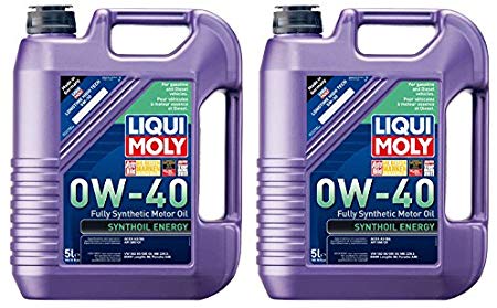 Liqui Moly Synthoil Energy 0W-40 Motor Oil (5 Liter) - 2 Pack