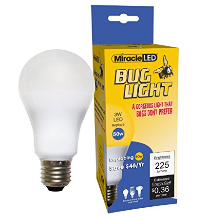 Miracle LED 605023 Bug Lite Bulb, White