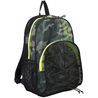 Eastsport Mesh Bungee Backpack With Padded Shoulder Straps