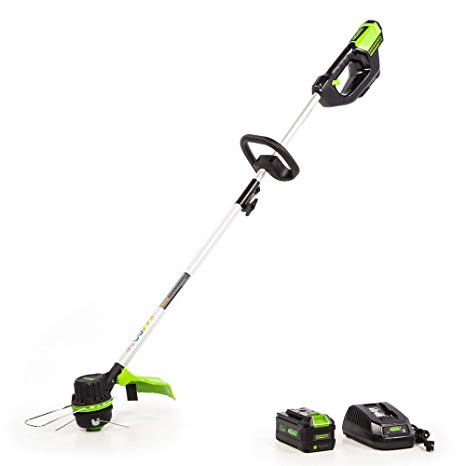 Greenworks 14-Inch 40V Brushless String Trimmer, 3AH Battery and Charger Included ST-140