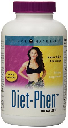 Source Naturals Diet-Phen With St. John's Wort, 180 Tablets