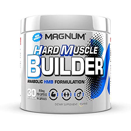 Magnum Nutraceuticals Hard Muscle Builder - 90 Capsules - Anabolic HMB Formulation - Muscle Endurance - Lean Muscle Growth