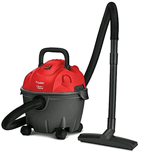 Prestige Plastic Wet and Dry Vacuum Cleaner(Black and Red)