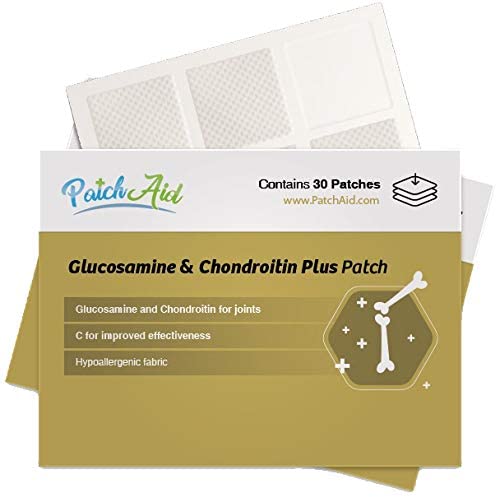 Glucosamine and Chondroitin Topical Plus Patch by PatchAid (1-Month Supply)