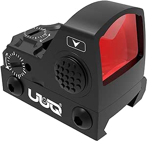 UUQ Mini Reflex Red Dot Sight Shake Awake Optic Sight for Rifles, Pistols and Shotguns 2MOA,12 Brightness Adjustment Red Dot Scope,HD1088