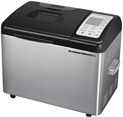 Breadman TR2500BC Ultimate Plus 2-Pound Convection Breadmaker, Stainless-Steel