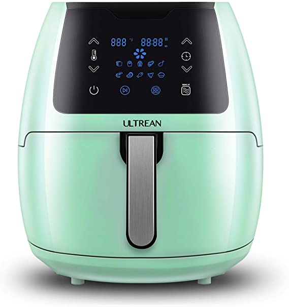 Ultrean 5.8 Quart Air Fryer, Hot Air Fryers Oilless Cooker with 10 Presets,  Digital LCD Touch Screen, Nonstick Basket