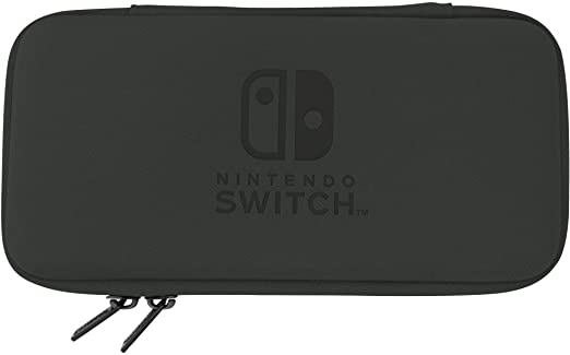 Nintendo Switch Lite Slim Tough Pouch (Black) By HORI - Officially Licensed By Nintendo