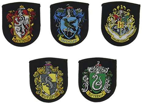 Harry Potter Crest Patch Set Official by Cinereplicas®