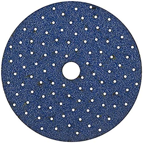 Norton 04038 5-Inch 5 and 8 Hole P220 3X Hook and Loop Discs, 50-Pack