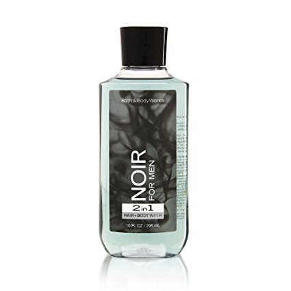 Bath Body Works Noir for Men 10.0 oz 2 in 1 Hair Body Wash