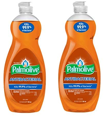 Palmolive Ultra Dishwashing Liquid Antibacterial Dish Soap - 32.5 fluid ounce (Pack of 2)