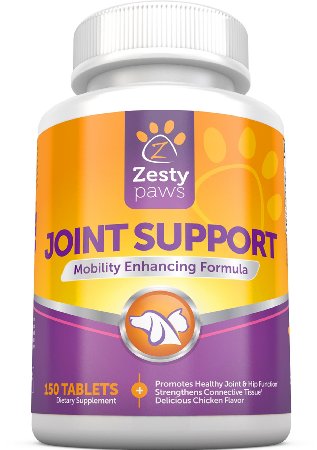 Glucosamine for Dogs and Cats - Joint and Hip Support Supplement Also with Chondroitin, MSM for Pets - Mobility Boosting Pain Relief Formula- Reduces Arthritis and Inflammation - 150 Chewables