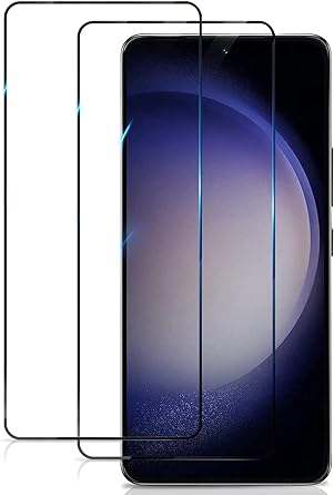 UEEBAI Tempered Glass Screen Protector for Samsung Galaxy S24 Plus 5G, [2 Pack] Tempered Glass HD Clear Sensor Protection Case Friendly Easy Installation Bubble Free Full Coverage Tempered Film