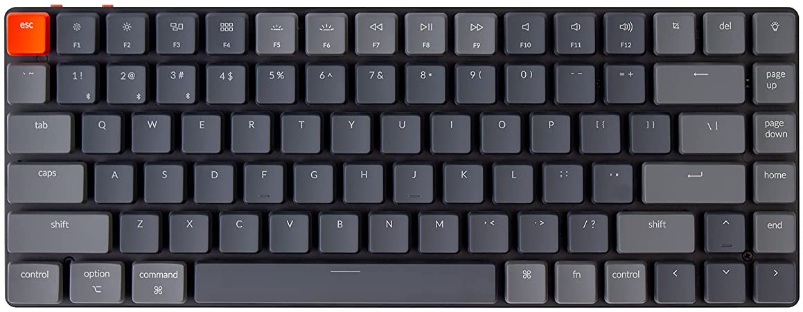 USA Keychron K3v2 Bluetooth Backlit Optical Tactile Ultra-slim Aluminium Mac/PC 75% Keyboard