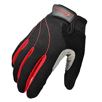 Ezyoutdoor Unisex Full Finger Sport Glove for Cycling Gloves Mountain Bike Bicycle MTB Downhill Off Road