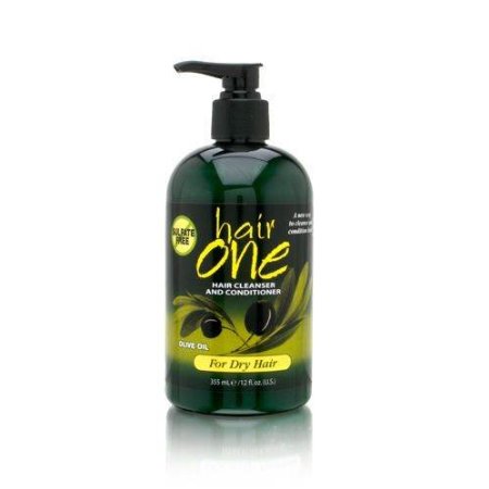 Hair One Cleanser and Conditioner with Olive Oil for Dry Hair 12 oz