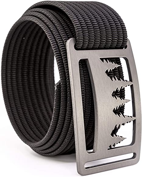 GRIP6 Naturalist Women & Men's Belts Casual- Nylon Belt & Belt Buckles Made In The USA