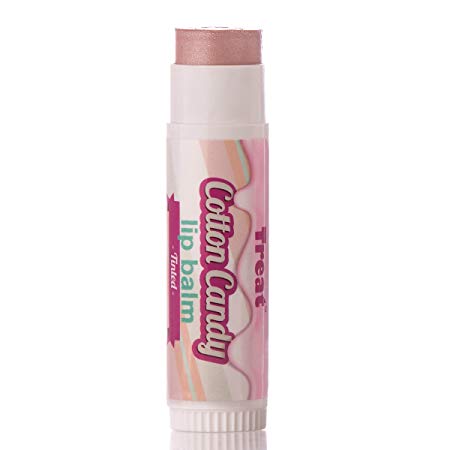TREAT Jumbo Tinted Lip Balm - Cotton Candy, Organic & Cruelty Free (.50 OZ)