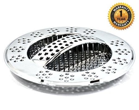 Hydroswift Fast Draining Kitchen Sink Strainer - Replaces Sink Basket Sink Strainer Basket Food Cover Mesh Saves On Waste Management Protects Garbage Disposal Block Food Particles and Promote Flow