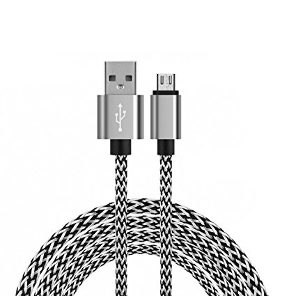 ULTRICS® Micro USB Cable [9ft - 3M] - Fastest, Most Durable Charging Cable, with Durable Metal Shell, Nylon Braided & 10000  Bend Lifespan for Samsung Galaxy, HTC, Nokia, Nexus, LG, Motorola, Android Smartphones Tablets