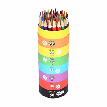 Colored Pencils, Emoh Art Premium Drawing Pencils for Sketch, Vibrant Colors,Soft Core, 48-Count