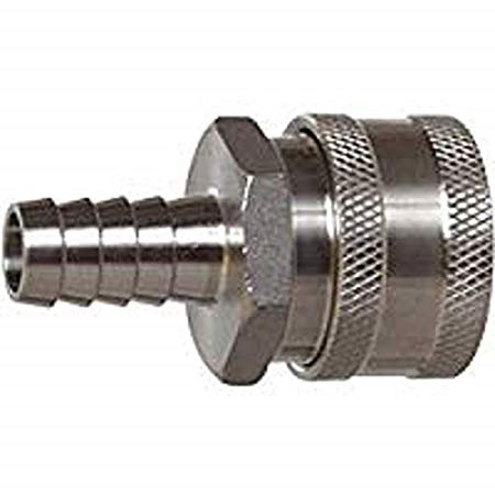 1/2" Female Quick Disconnect 304 Stainless Steel 1/2" Barb
