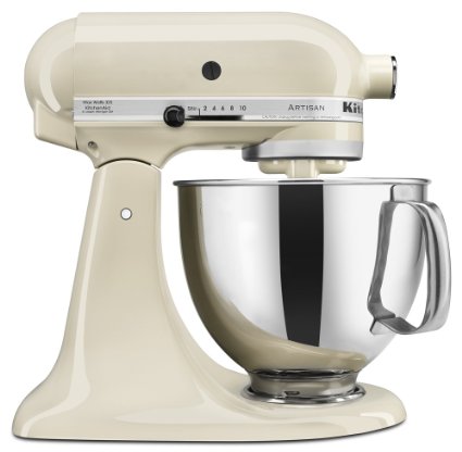 KitchenAid KSM150PSAC Artisan Series 5-Qt. Stand Mixer with Pouring Shield - Almond Cream