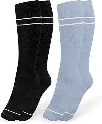 Kindred Bravely Compression Socks 2-Pack | Graduated Compression Socks for Circulation Pregnancy Travel