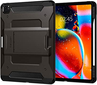 Spigen Tough Armor Pro Designed for iPad Pro 12.9 Case (2020/2018) - Gunmetal