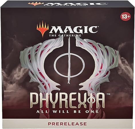 Magic The Gathering Prerelease Kit: MTG ONE Phyrexia All Will Be One - 6 Packs, Promos, Dice…