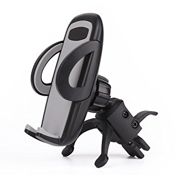 Car Mount,CHYING Universal Air Vent Car Mount Holder Cradle with Quick Easy Release Button 360 Degree Rotation Cradle for iPhone 7Plus 7 6s Plus 6s,Samsung S8 S7 S6 Edge and all Smartphones