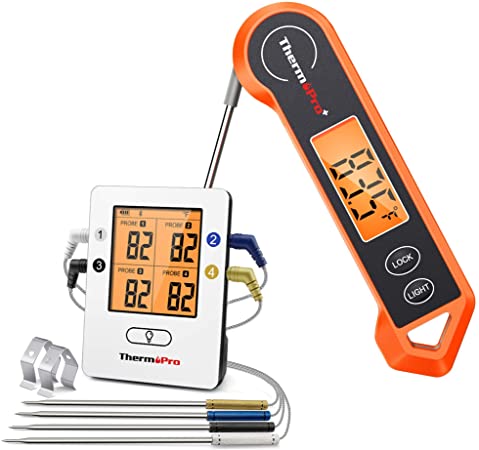 ThermoPro TP25 Wireless Bluetooth Meat Thermometer ThermoPro TP19H Waterproof Digital Meat Thermometer
