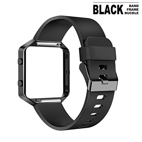 AIUNIT Fitbit Blaze Bands Frame, Fitbit Blaze Watch Replacement Band Accessories Wristband Small Large for Women Men Girls Boys