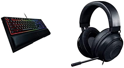 Razer Ornata Chroma Gaming Keyboard   Kraken Gaming Headset Bundle