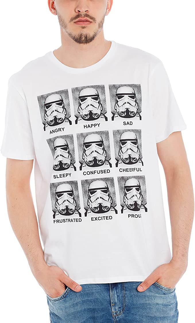 Star Wars Herren Trooper Emotions T-Shirt